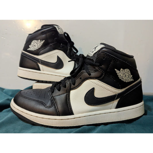 Air Jordan 1 Mid Size 9 Us Black/Off Noir-Summit White DQ8426-010