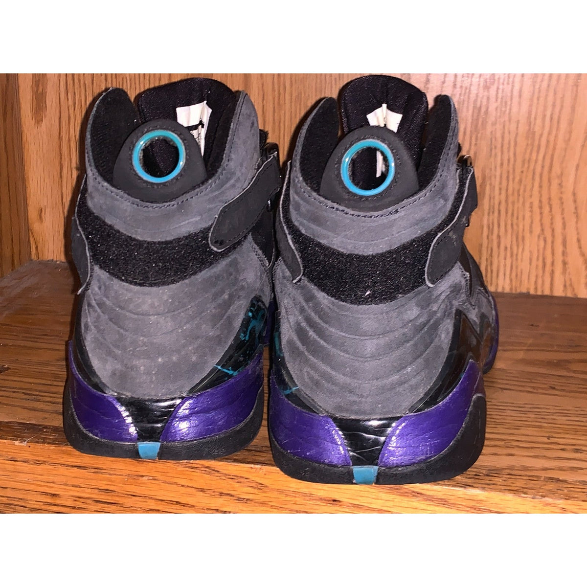 Jordan Air Jordan 8.0 Aqua Black Purple Blue 467807-009 Men's Size 11