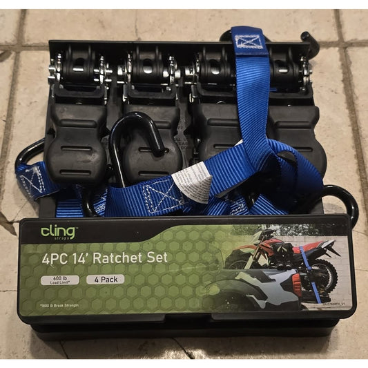 Cling 4Pc 14" Ratchet Set