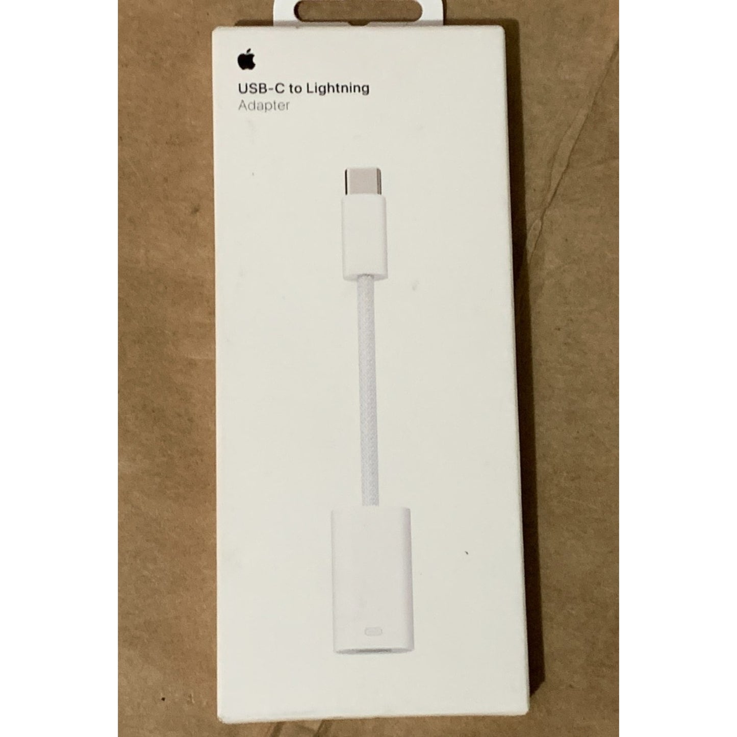Apple Adapter USB-C to 8 Pin Connector Braided White MUQX3AM/A New
