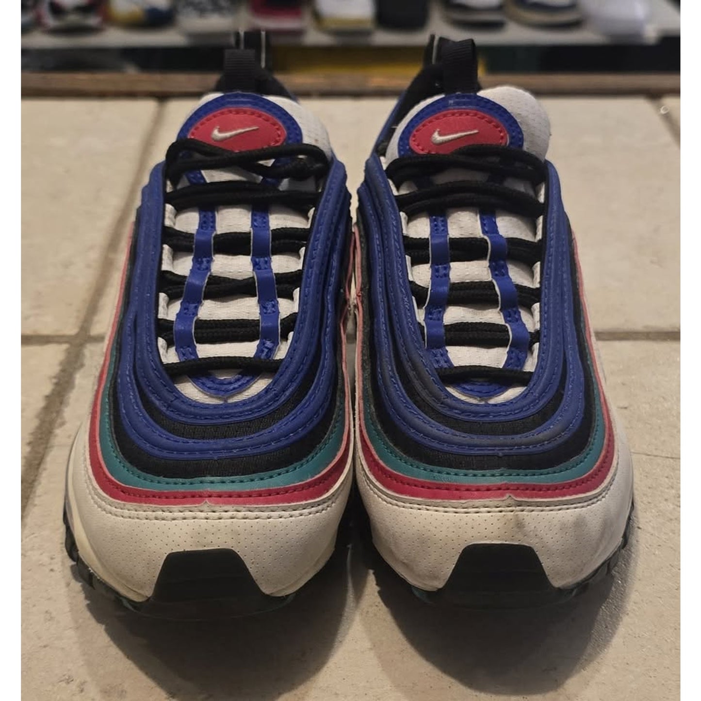 Nike Air Max 97 White Multicolor (GS) / 3.5Y / CW7013-100 /
