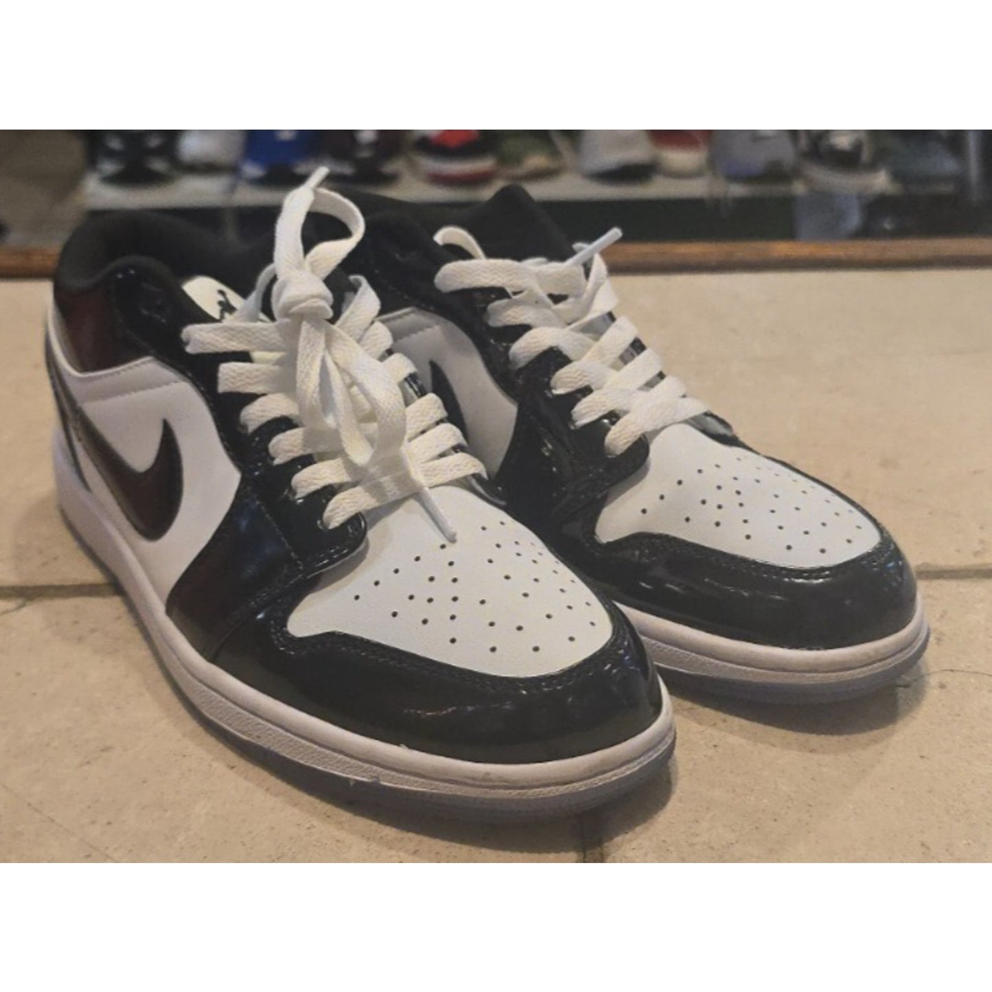 Nike Air Jordan 1 Low Concord White Black DV1309-100 Men's 7" Shoes
