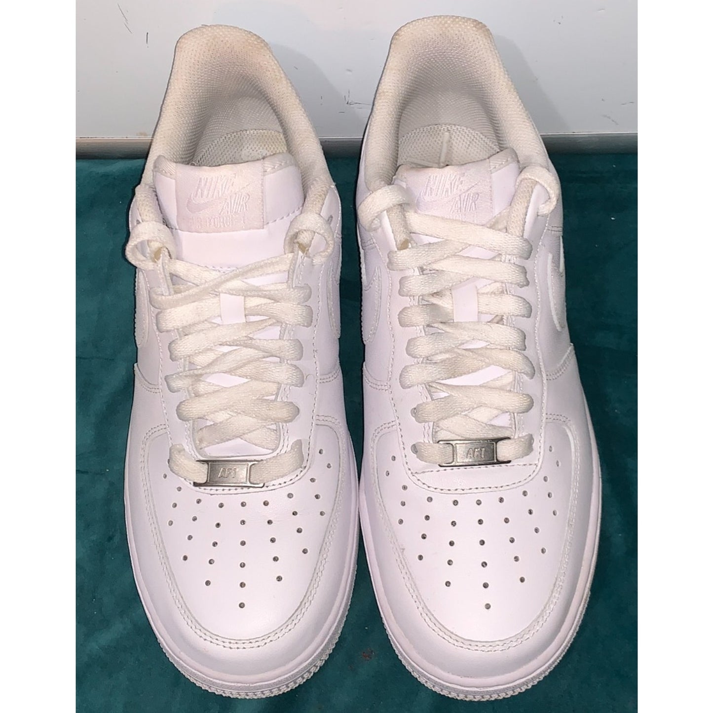 Nike Air Force 1 '07 Low Sneakers Men's Size 8 Triple White