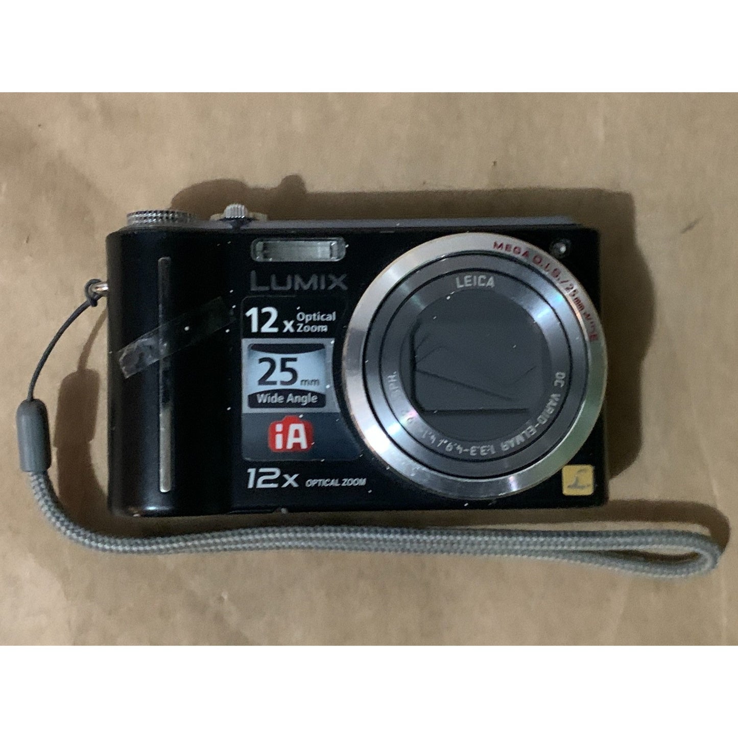 Panasonic LUMIX DMC-ZS1 12X Zoom Digital Camera Black