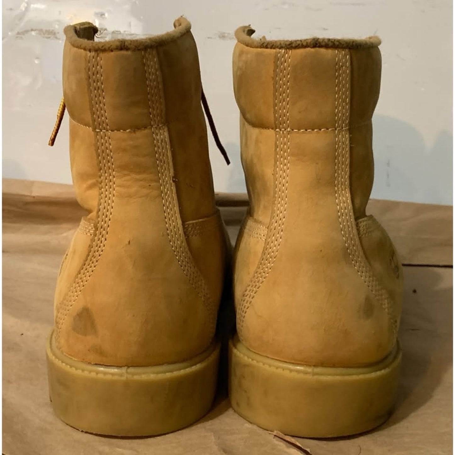 Mens Timberland 6-Inch Basic Wheat Waterproof Boot Size 15