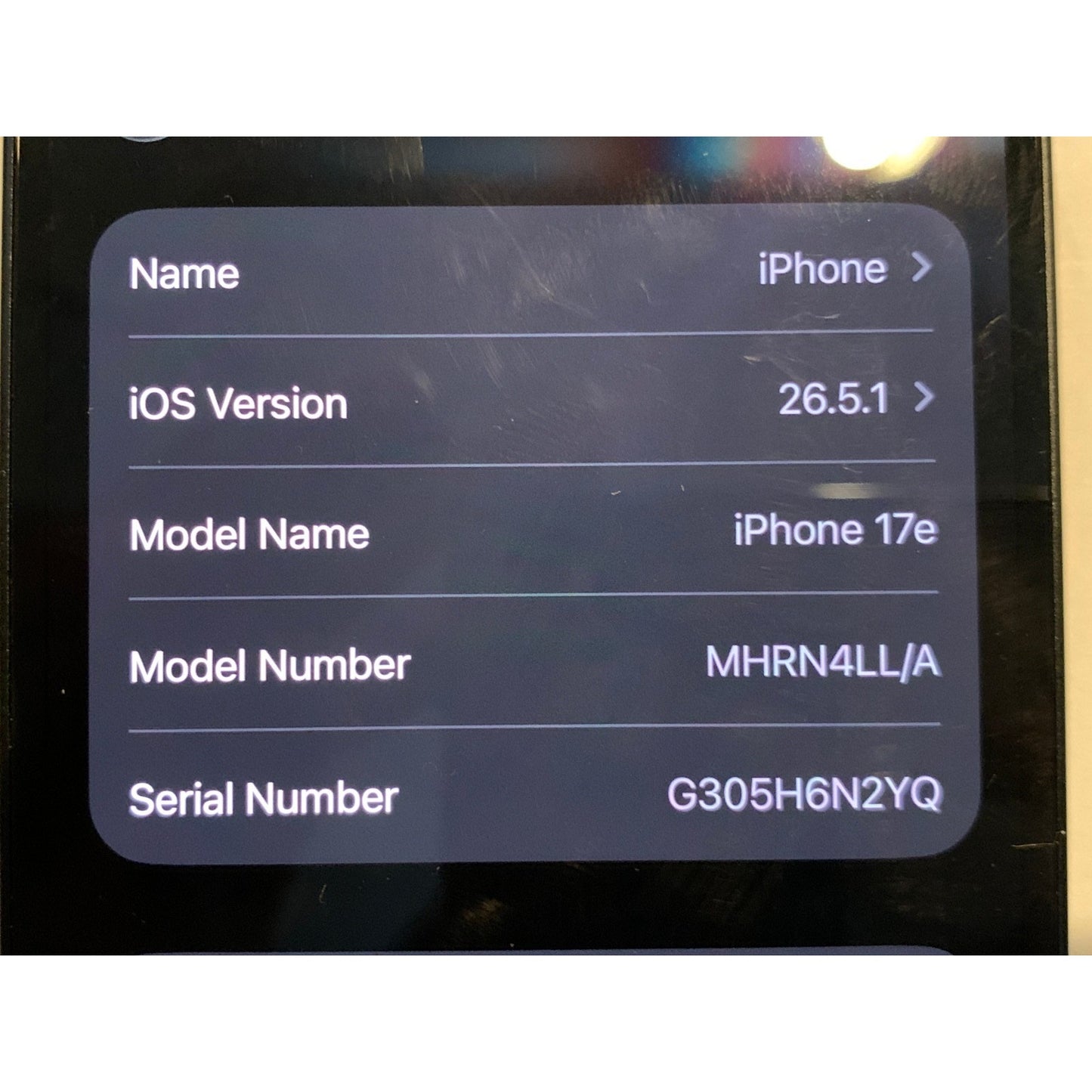 Apple iPhone 17e A3575 - 256 GB - Black (AT&T)