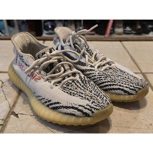 Adidas Yeezy Boost 350 V2 Zebra Gray Shoes / APE 779001 / 9M /