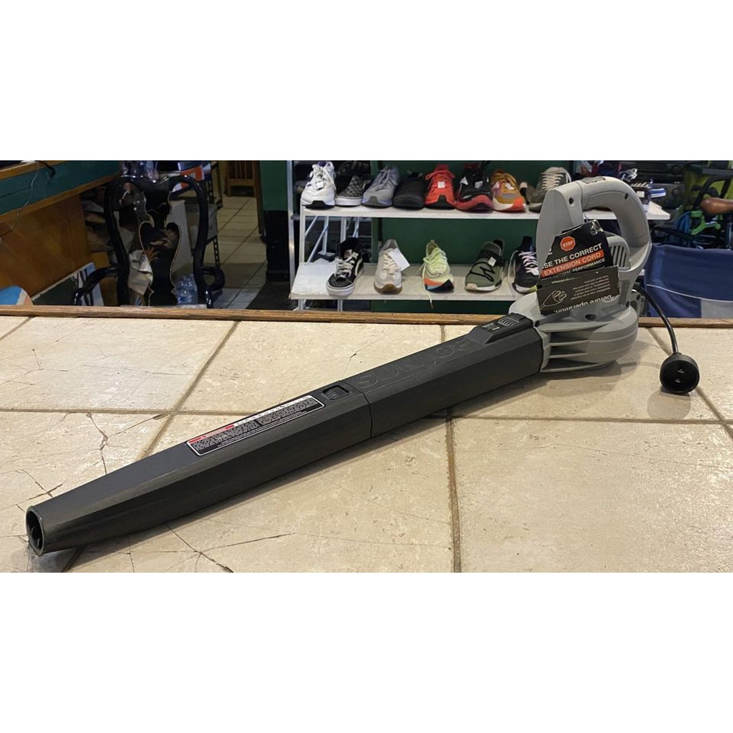 Sunjoe All-Purpose Electric Leaf Blower 6-Amp SBJ597E