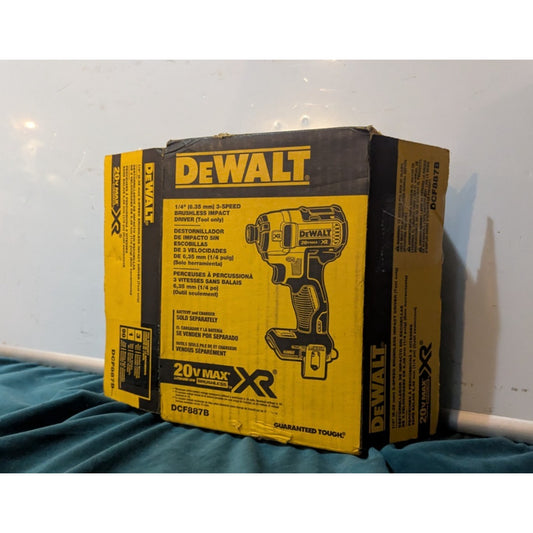 DeWALT 20V Max XR Brushless 1/4" Impact Driver DCF887B