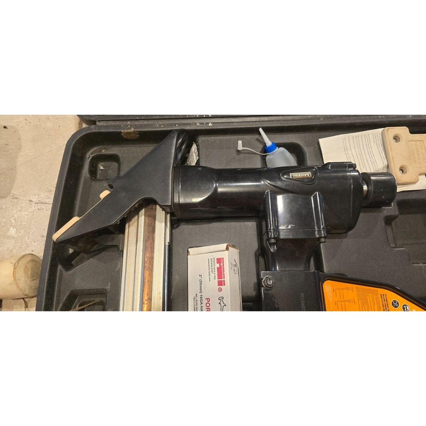 Freeman PFL618BR Pneumatic 3in1 16 Gauge Flooring Nailer Wolfpack