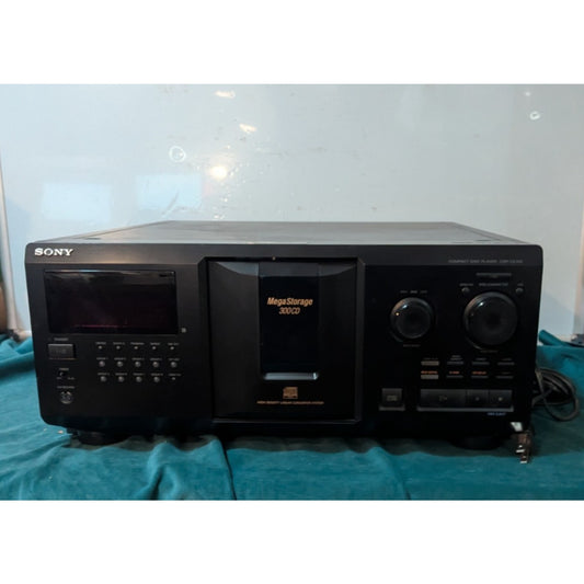 Sony CDP-CX355 MegaStorage 300 Disc CD Changer Player (FOR PARTS)