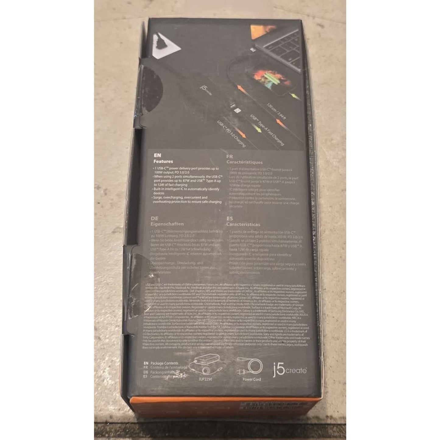 J5 Crate 100W USB-C Super Charger / JUP2290-4A /