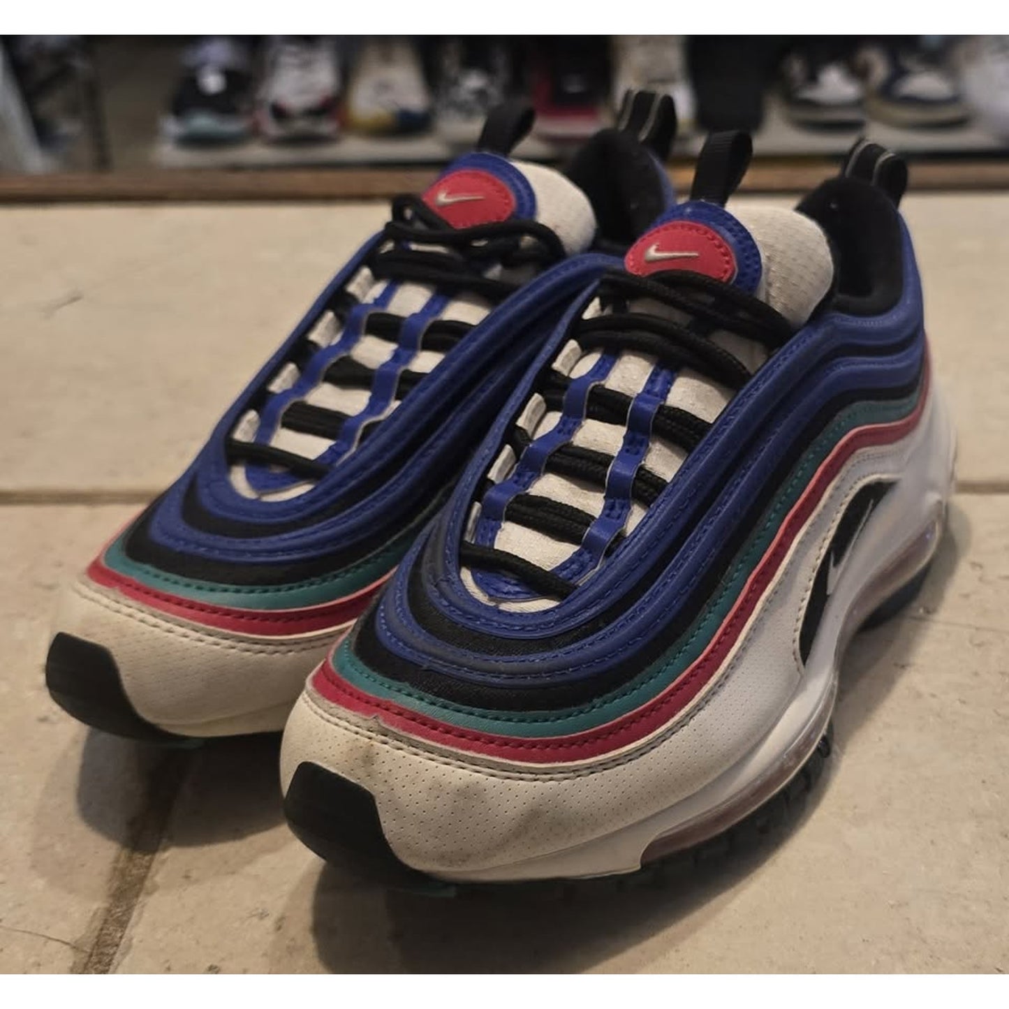 Nike Air Max 97 White Multicolor (GS) / 3.5Y / CW7013-100 /