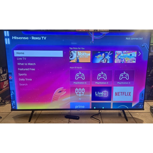 Hisense 58" Class 4K HDR Roku Smart LED TV / 58R6E5 /