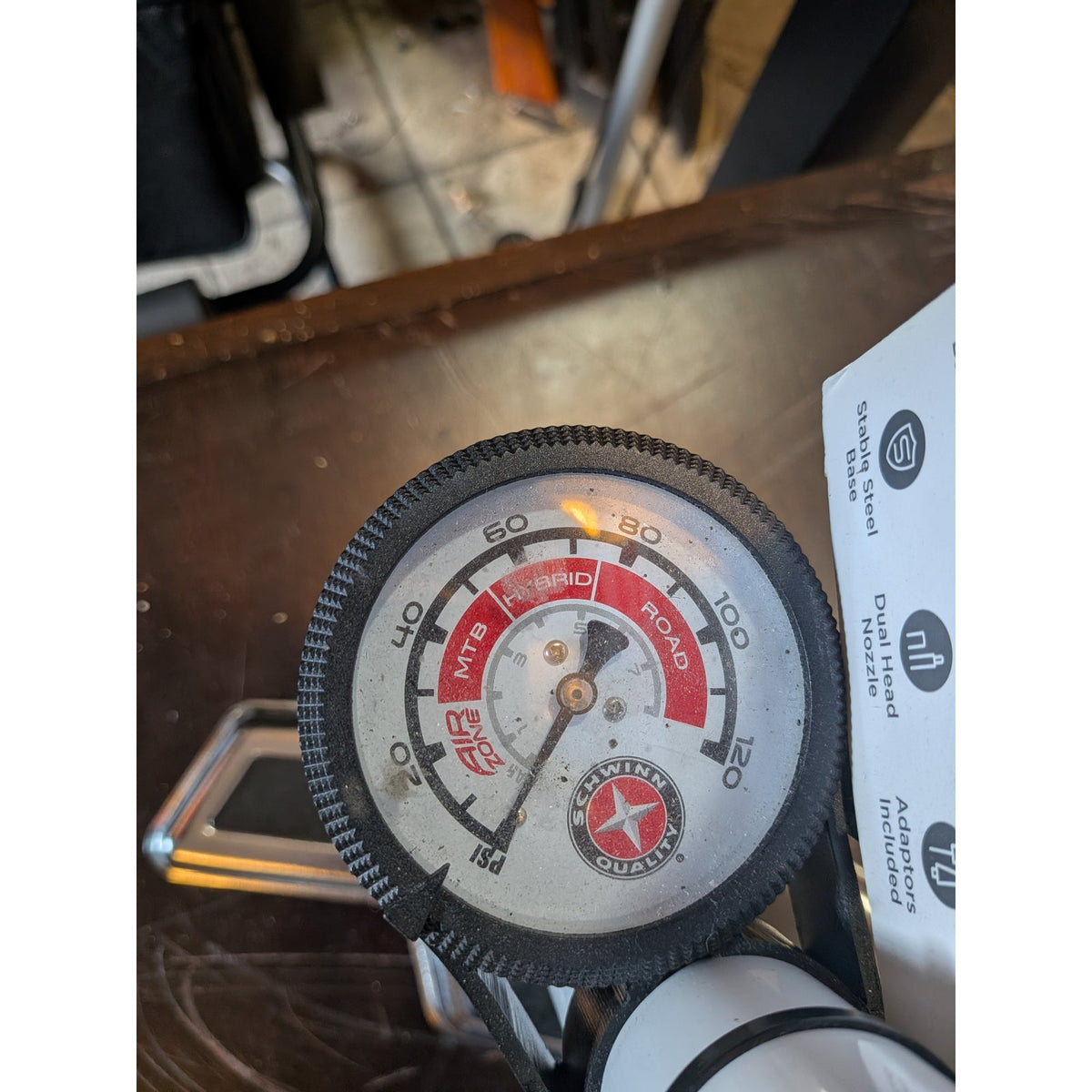 Schwinn Cyclone Plus Floor Pump