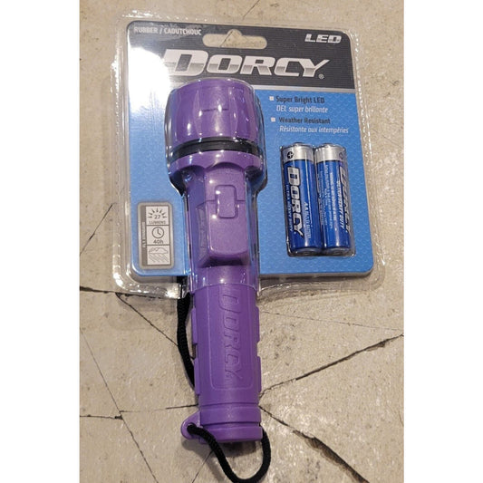 Dorcy LED Weather Resistant Flashlight Purple