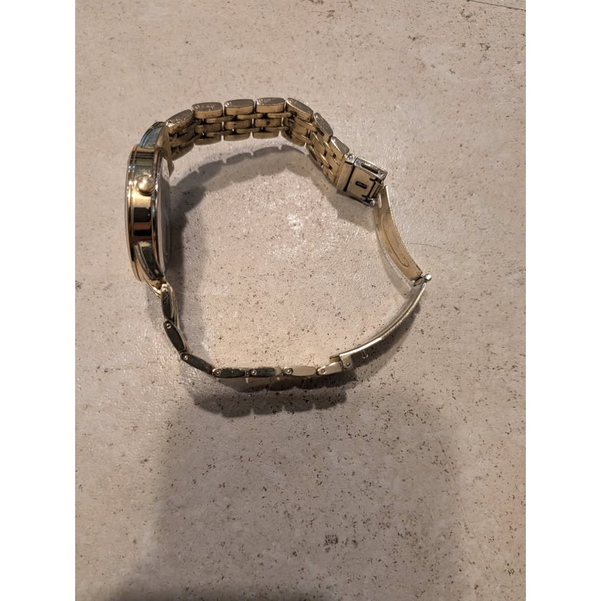 Nine West Champagne Dial Gold-Tone Bracelet Watch NW-1578g