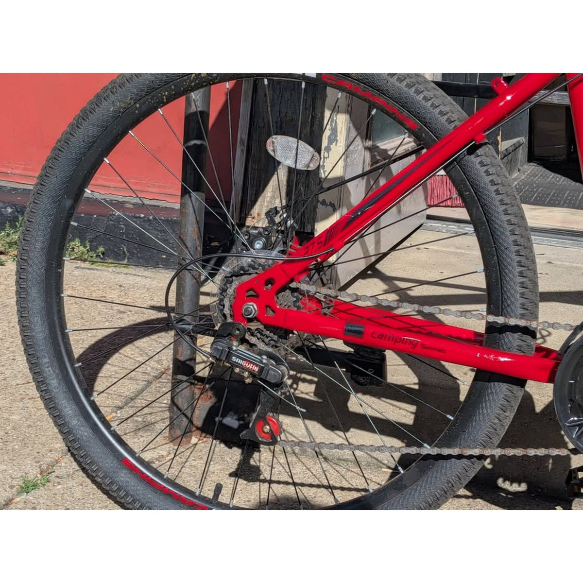Camping Survivals Mountain Bike, 17" Frame, 27.5 Wheels, 21 Speed