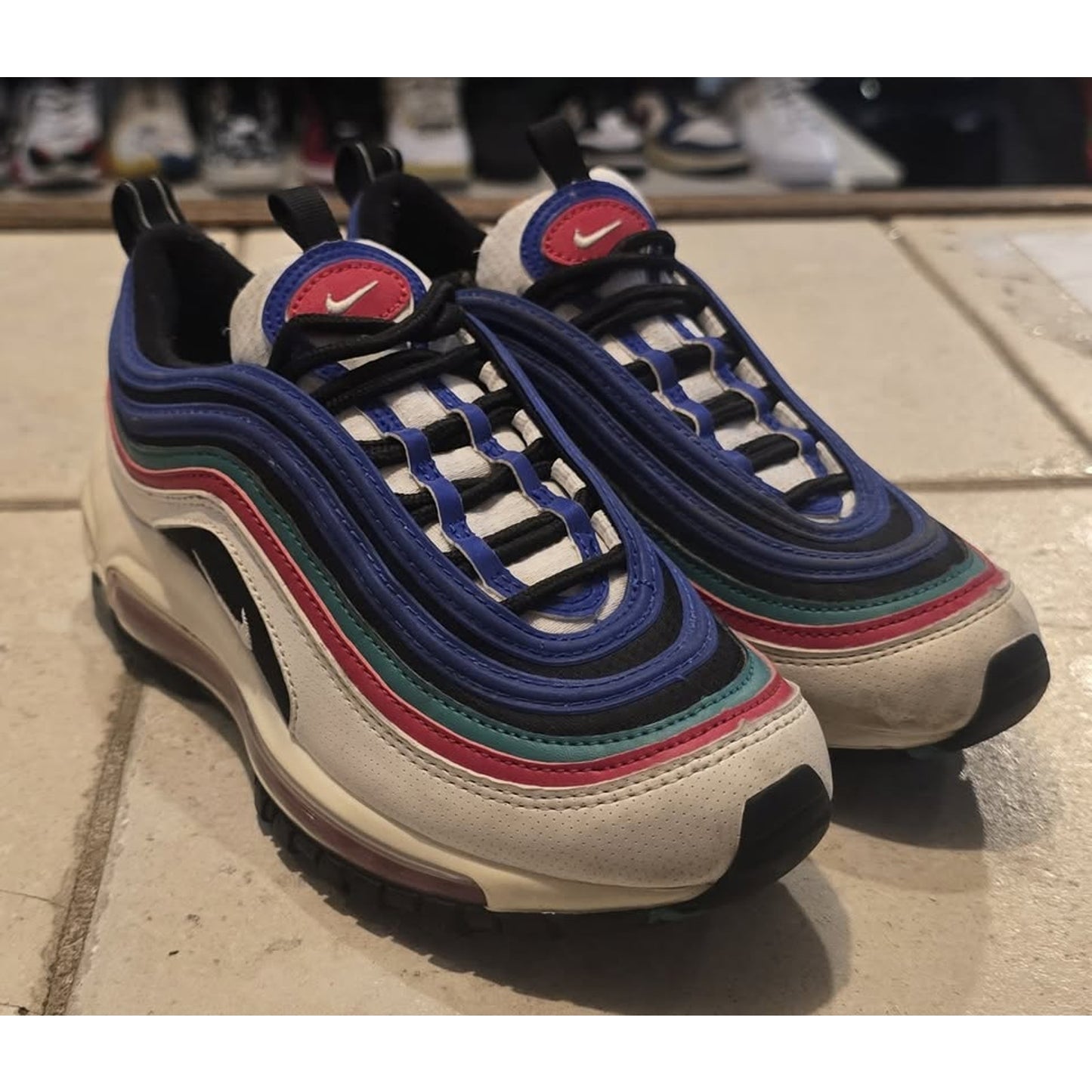 Nike Air Max 97 White Multicolor (GS) / 3.5Y / CW7013-100 /