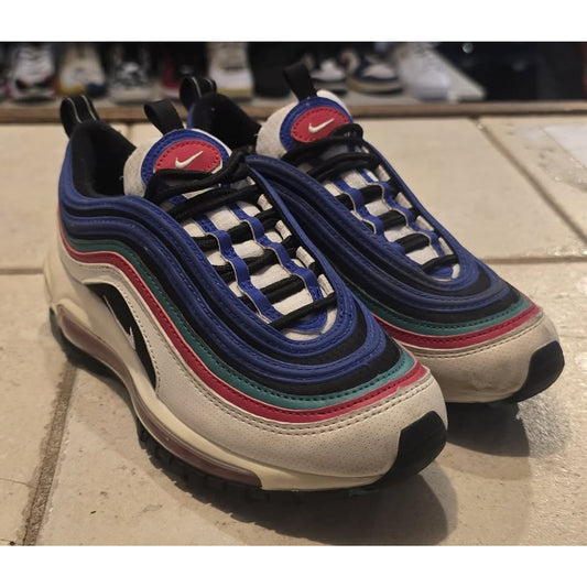 Nike Air Max 97 White Multicolor (GS) / 3.5Y / CW7013-100 /