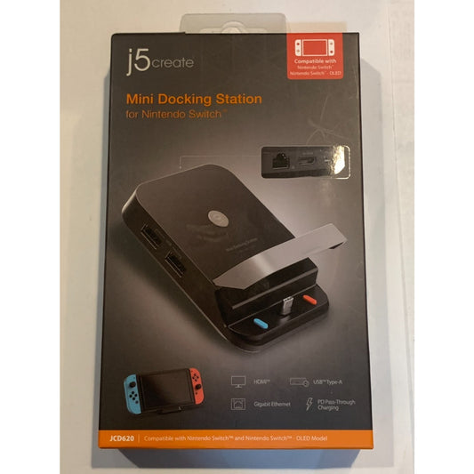 j5create JCD620 Mini Docking Station for Nintendo Switch - New