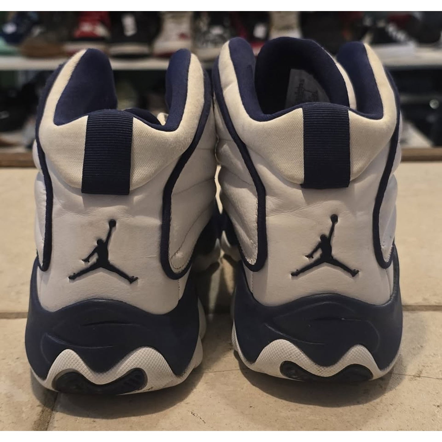 Nike Air Jordan Pro Strong White Leather Shoes / DC7911-100 /