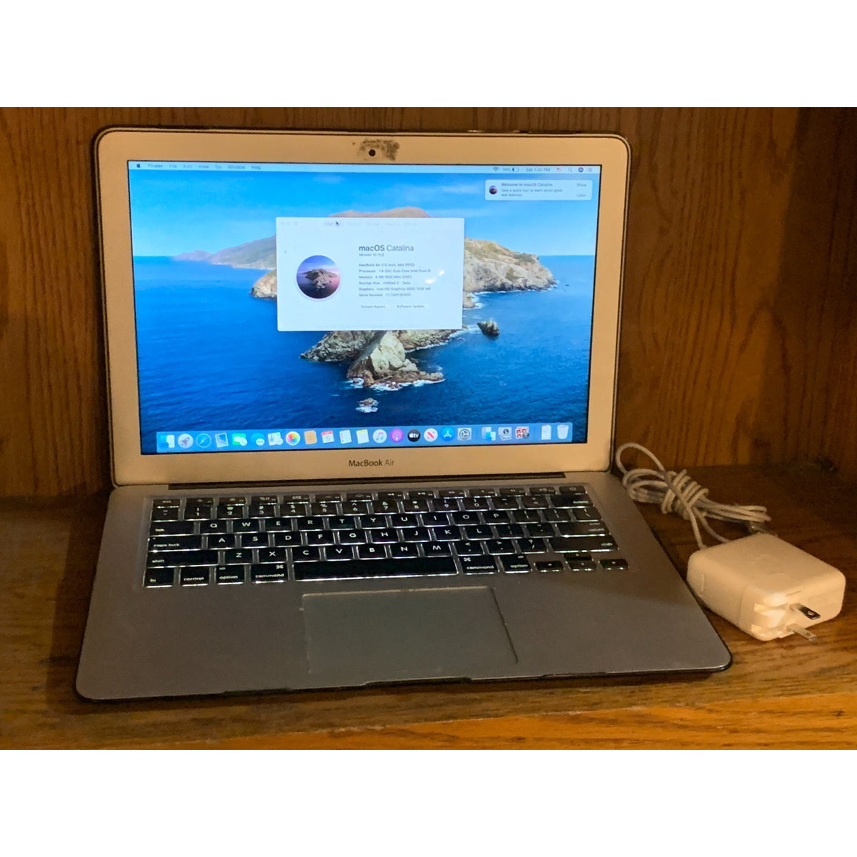 Apple MacBook Air 13 inch (128GB, Intel Core i5, 1.8 GHz, 4GB) Laptop - Silver -