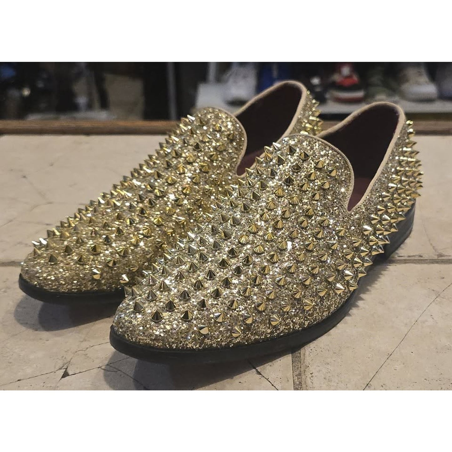 Alberto Fellini Sparko Spiked Dress Shoes / 8.5M /