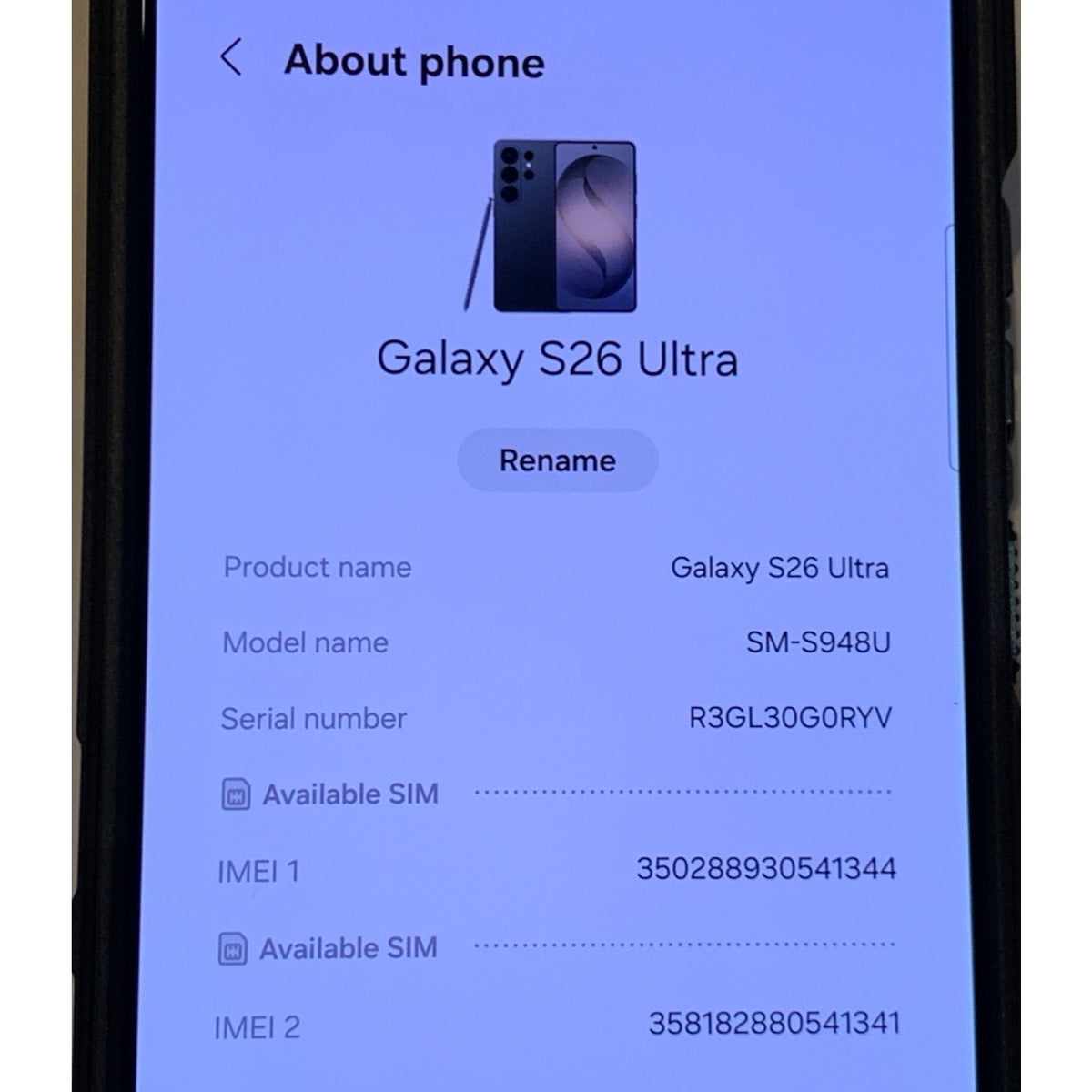 Cricket Samsung Galaxy S26 Ultra 12GB RAM 256GB SM-S948U Black