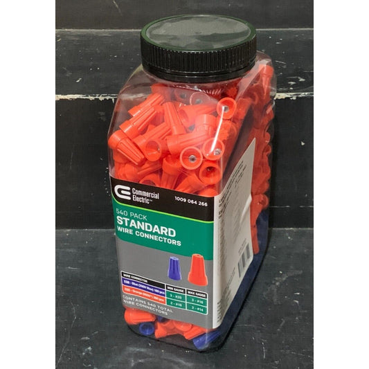 Commercial Electric 540 Pack Standard Wire Connectors 10090064266