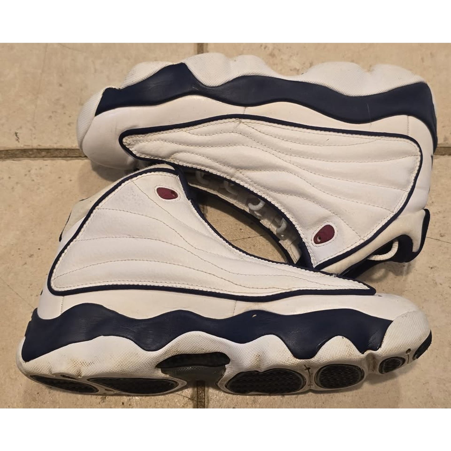 Nike Air Jordan Pro Strong White Leather Shoes / DC7911-100 /