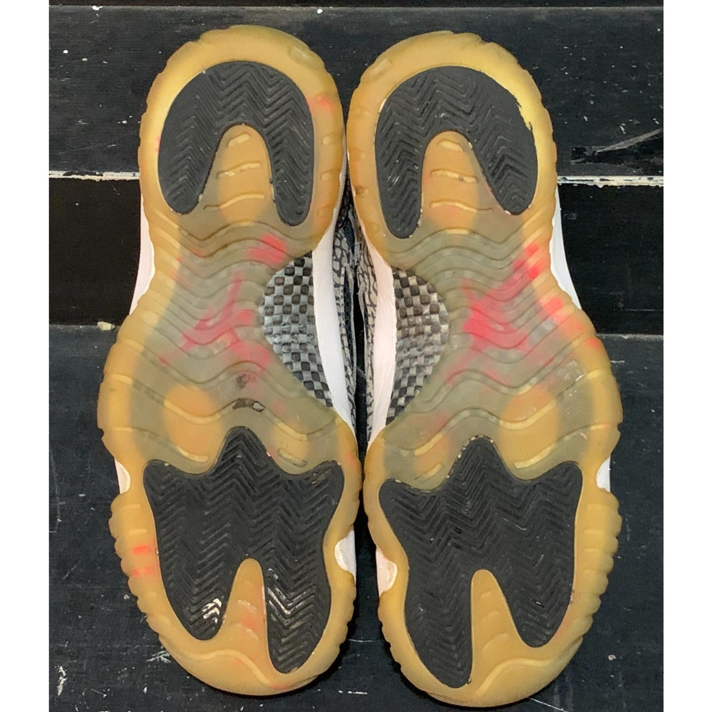 Size 9 - Air Jordan 11 Retro IE Low Black Cement White Red (919712-006)