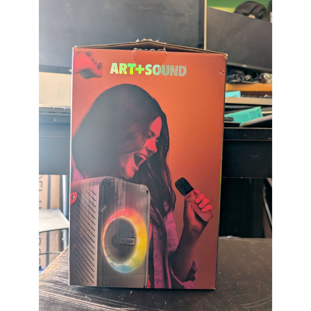 ART+SOUND Song Star Wireless Karaoke Set Bluetooth 5.3 Vibrant LEDs Mic