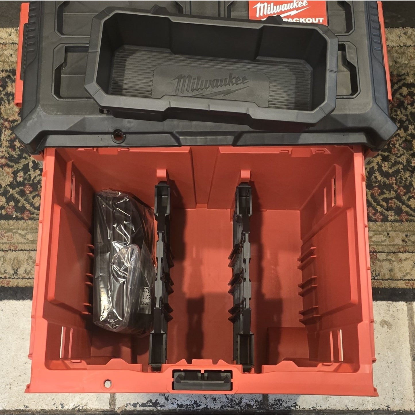Milwaukee PACKOUT 22 inch Modular Tool Case Storage System 250 lb Capacity - 3 P