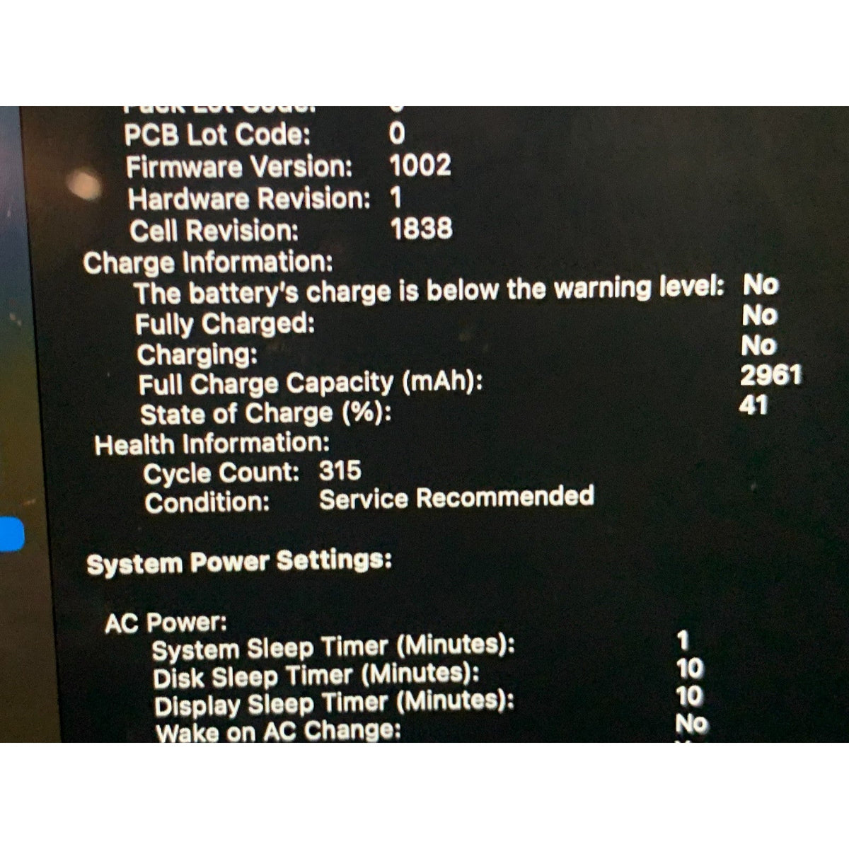 Apple MacBook Air 13"2019 A1932 i5-8210Y 1.6GHz 128GB SSD 8GB DDR3