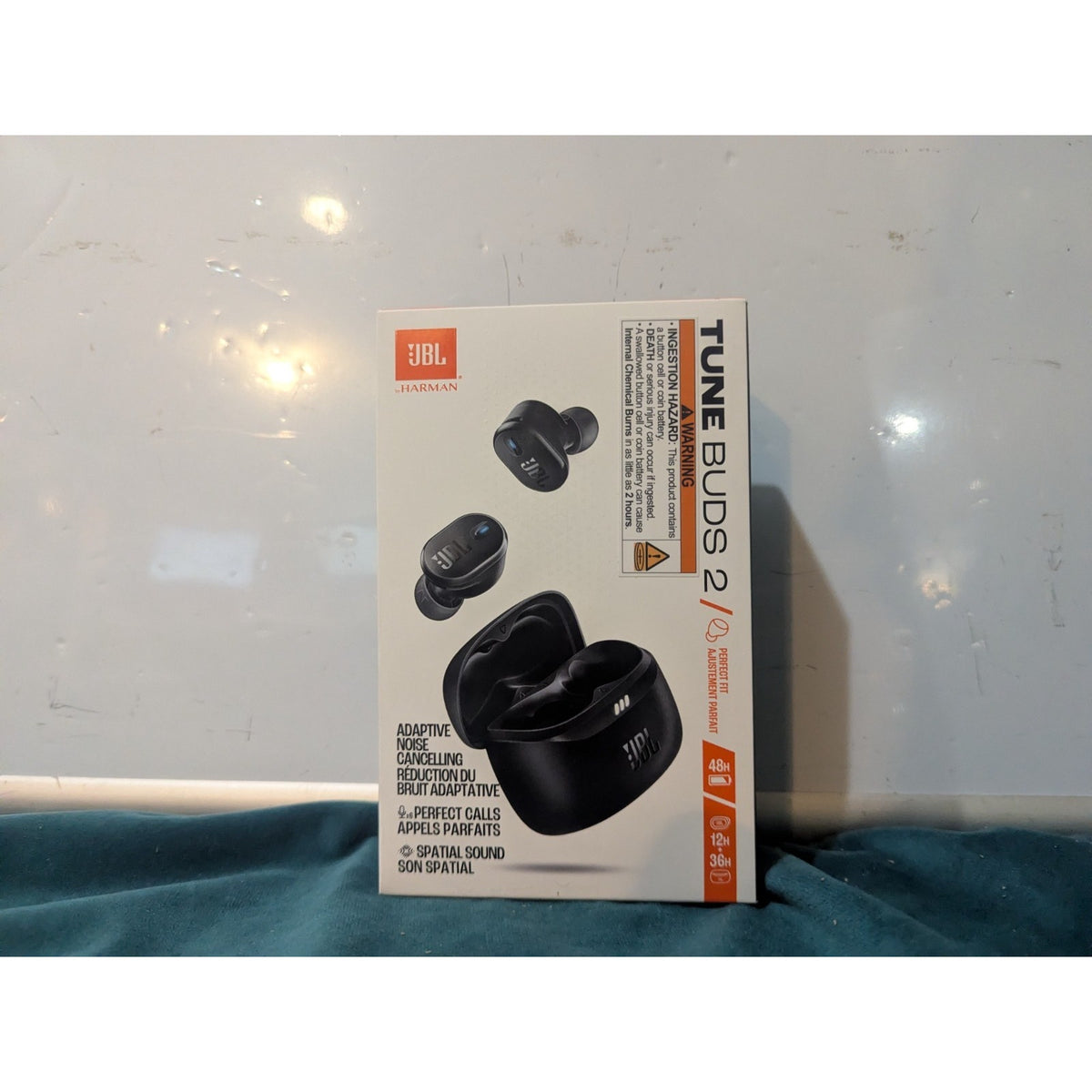 JBL Tune Buds 2 True Wireless Cancelling Headphones - Black