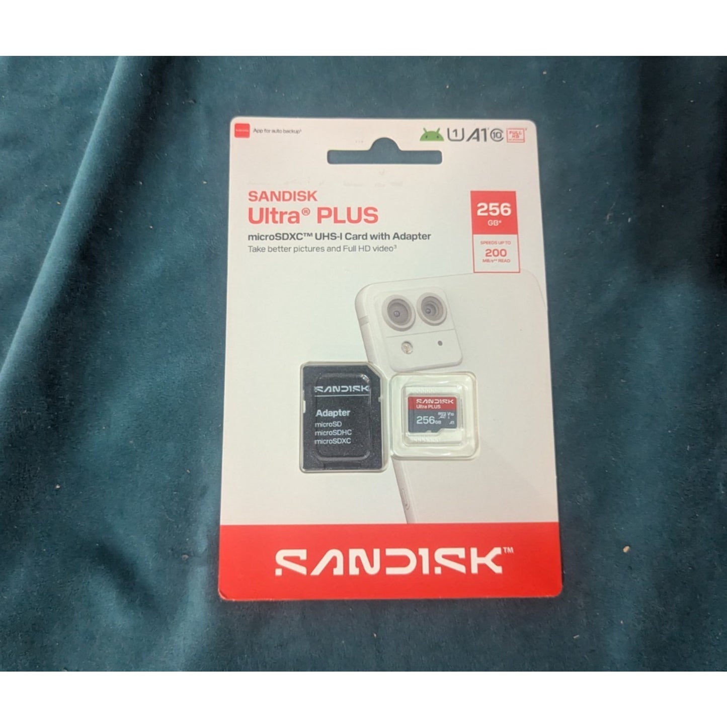 SanDisk Ultra PLUS MicroSDXC UHS-I 256GB