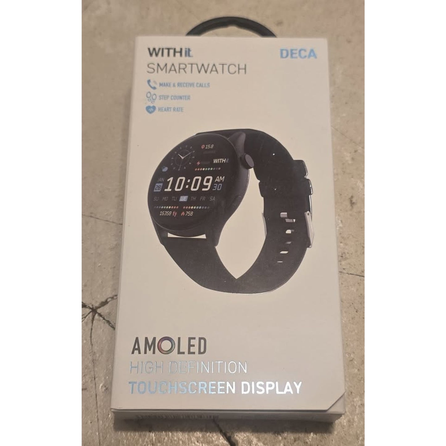 Withit AMOLED Touchscreen Smart Watch