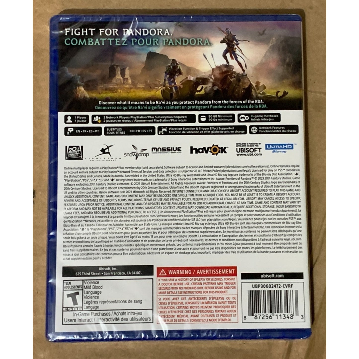 Ubisoft Avatar: Frontiers of Pandora (PS5)