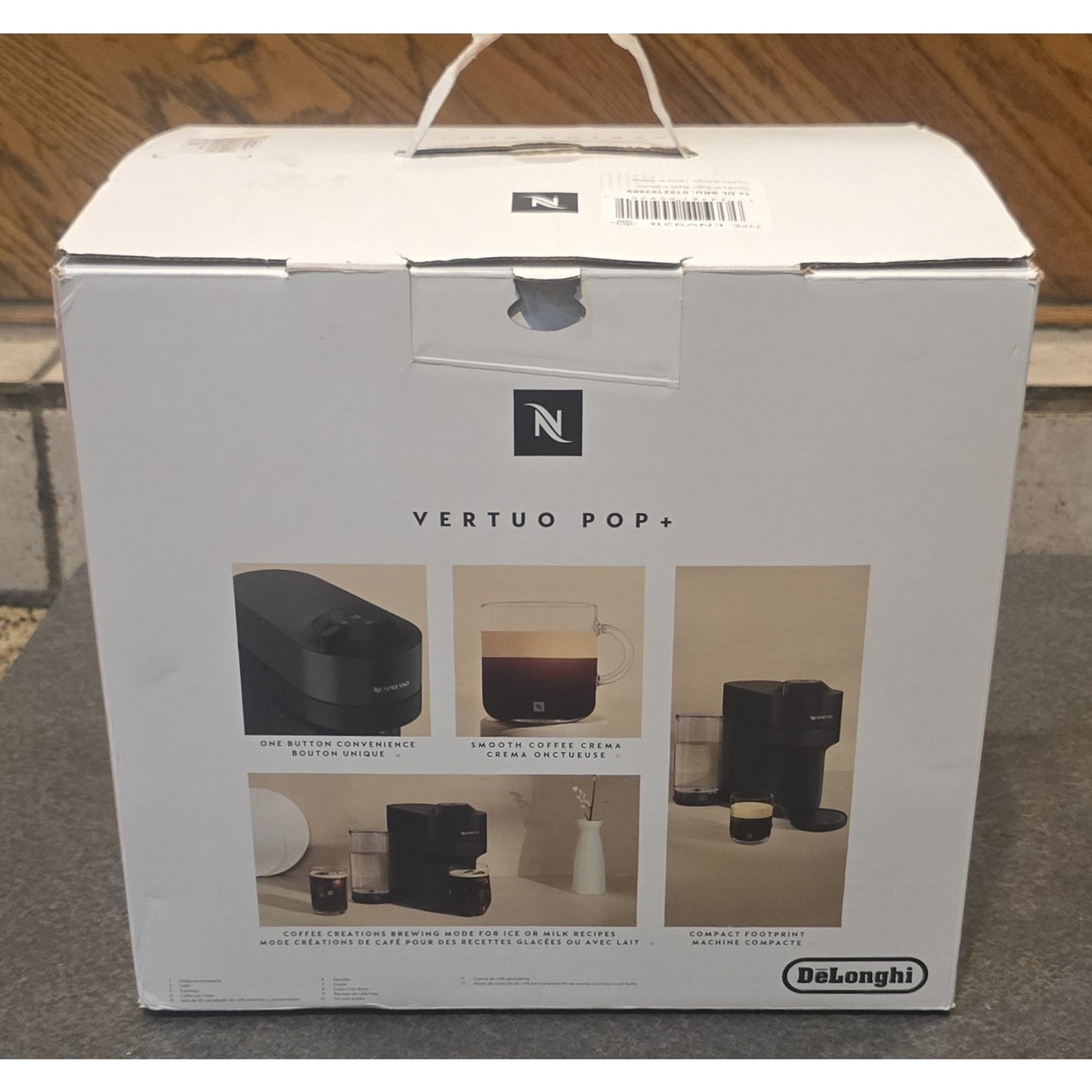 Nespresso Vertuo Pop+ Deluxe by DeLonghi w/ Aeroccino3 - Black