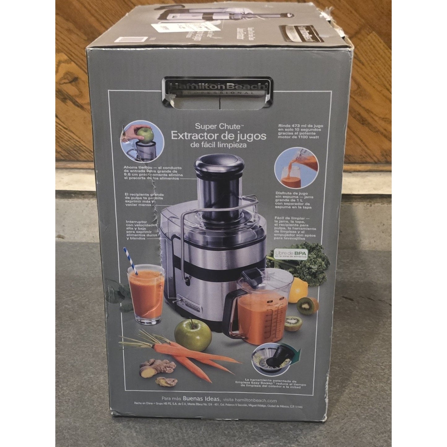 Hamilton Beach Professional Super Chute Juice Extractor Centrifugeuse / 67906 /