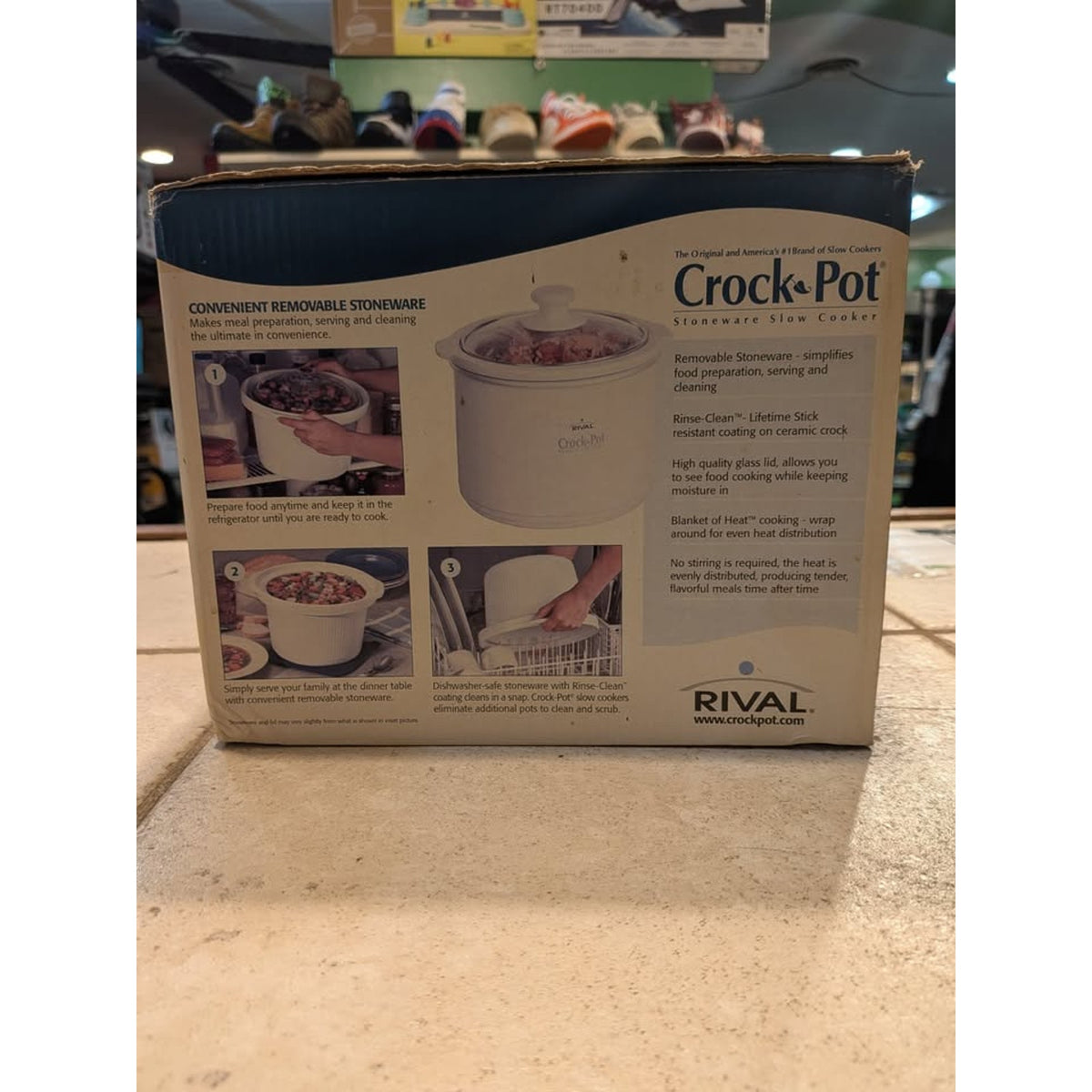 RIVAL Crockpot Stoneware Slow Cooker