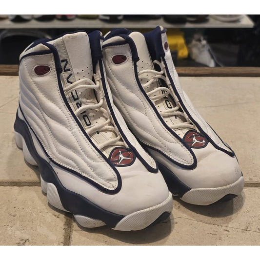 Nike Air Jordan Pro Strong White Leather Shoes / DC7911-100 /