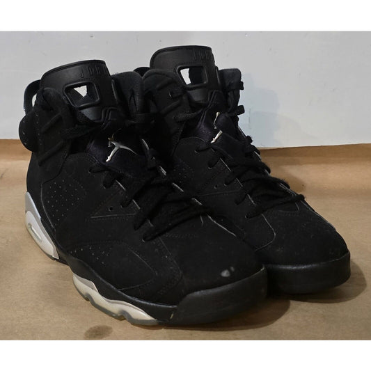 Air Jordan 6 Chrome Retro GS Sneakers Black 2022 DX2835-001 Size 10.5M