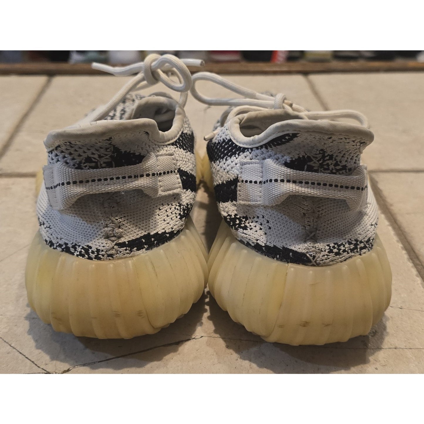 Adidas Yeezy Boost 350 V2 Zebra Gray Shoes / APE 779001 / 9M /