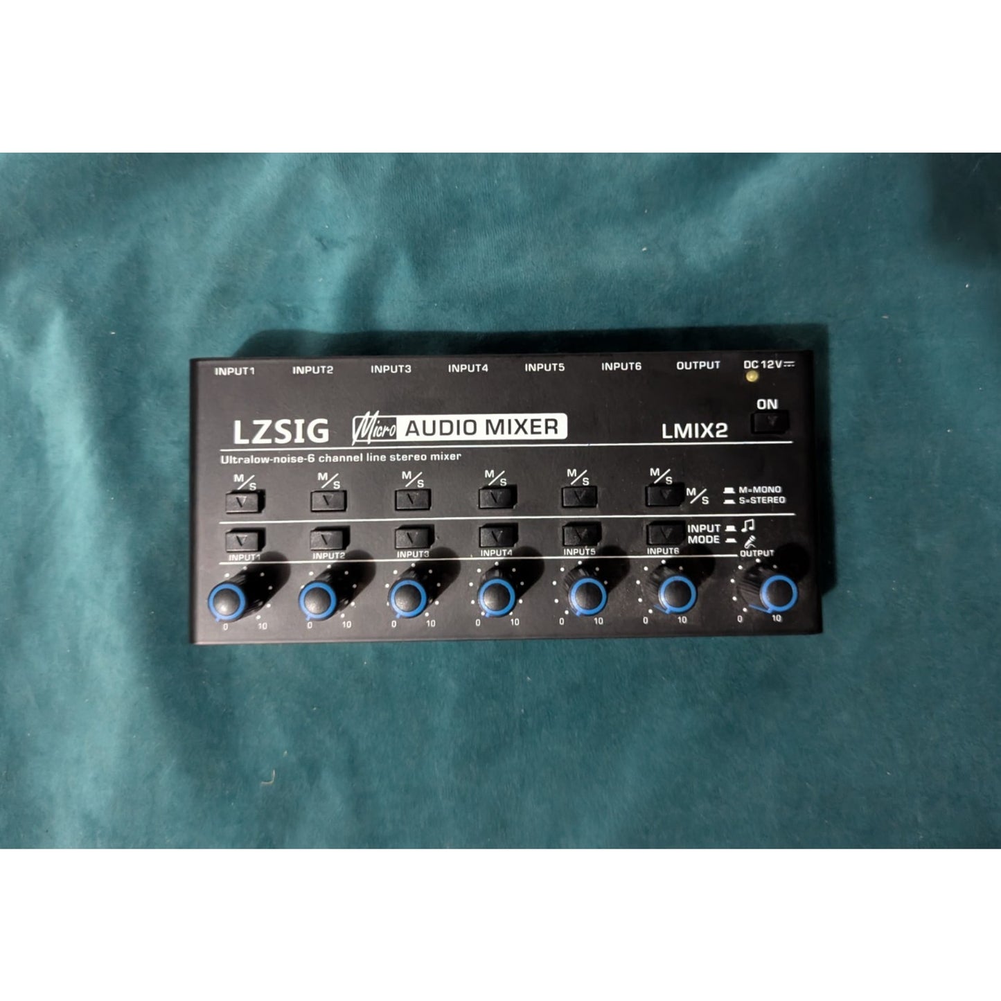 LZSIG Mini Audio Mixer, Stereo Line Mixer for Sub-Mixing, Low-Noise LZSIG LMIX1