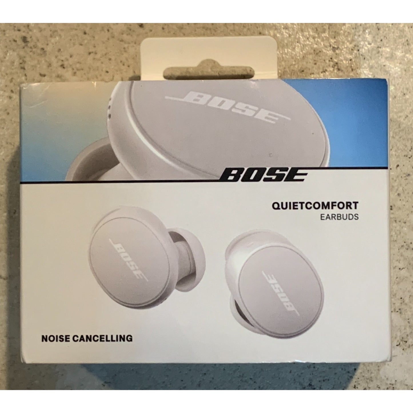 Bose QuietComfort Wireless Bluetooth Active Noise Cancelling Earbuds White Smoke