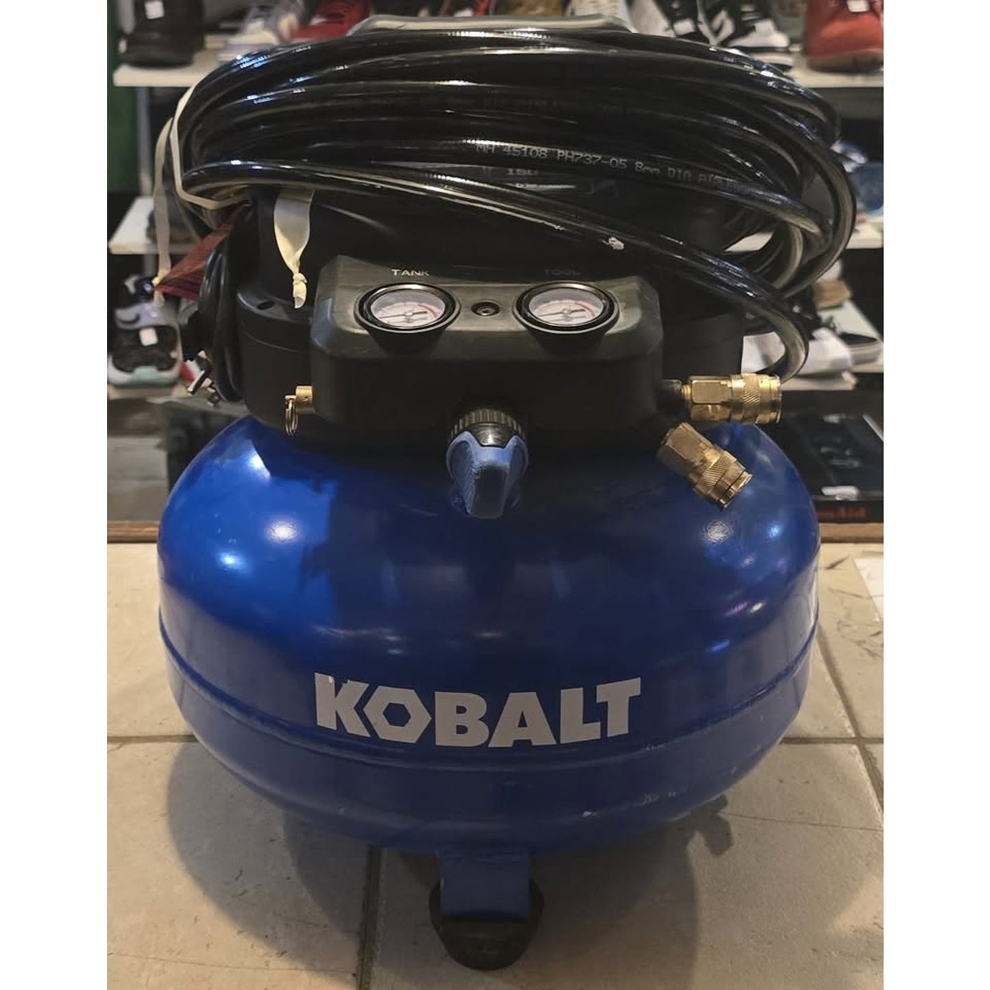 Kobalt 6-Gallon Portable Electric 150 PSI Pancake Air Compressor / 02106410 /