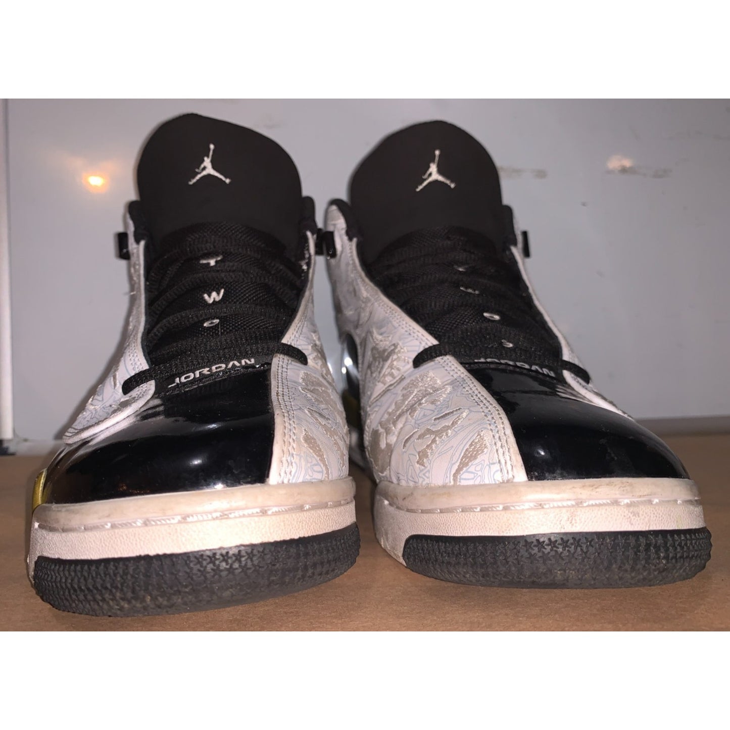 Nike Air Jordan Dub Zero Men Size 10 311046-005 Metallic Gold Basketball Shoes