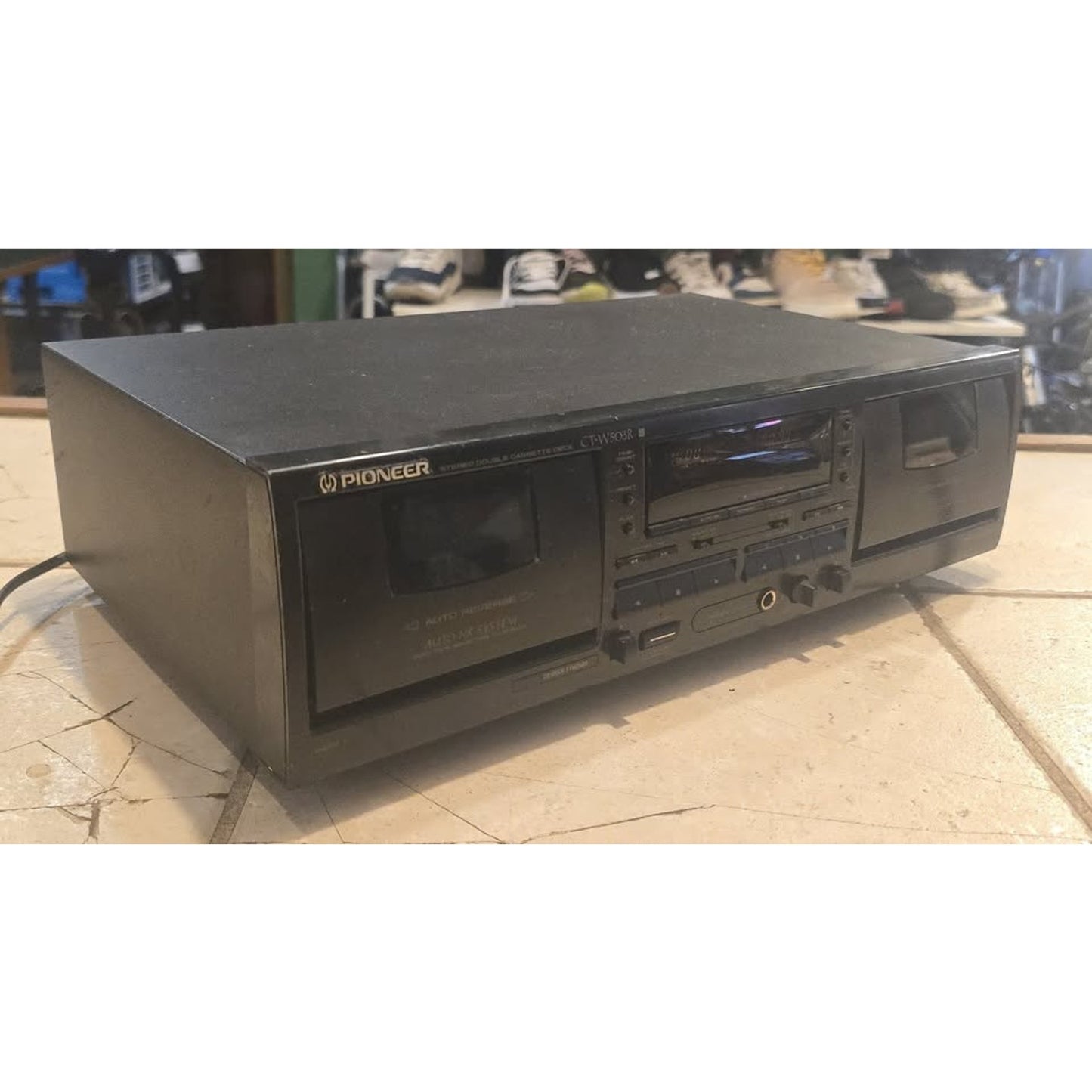 Pioneer Dual Auto Reverse Tape Cassette Deck / CT-W503R /
